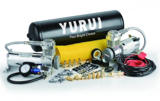 Sistemi di aria doppi resistenti di YURUI Yon High Output Air Compressor un carro armato da 2,5 galloni forte 200 PSI