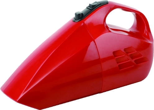 Aspirapolvere tenuto in mano rosso dell'automobile per l'accendino di CC della Camera 12V