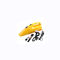 Aspirapolvere portatile giallo dell'automobile con l'accendino 35w - 60w di CC 12v