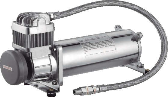 Un buon prezzo. Chrome Car Ride sospensione pneumatica pompa auto sintonizzazione Dc 12V per veicoli fuoristrada in linea
