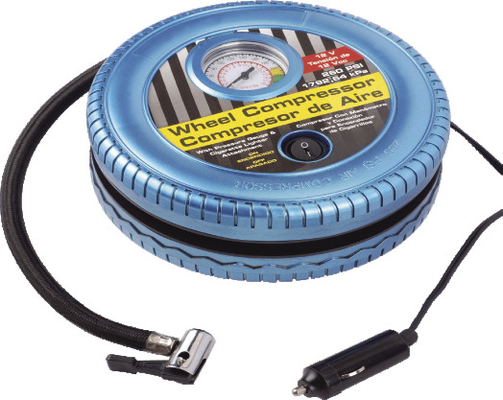 Un buon prezzo. Gonfiatore portatile DC12V di plastica di Tiro del compressore d'aria dell'automobile di forma della gomma in linea