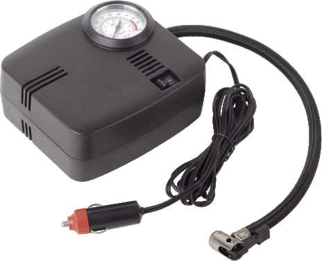Compressore d'aria a distanza dell'automobile del nero DC12V della scatola per la gomma differente di dimensione