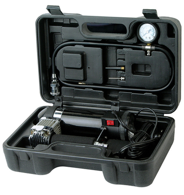 3 in 1 argento e nero del compressore d'aria del metallo con Kit Portable And Fast Inflation