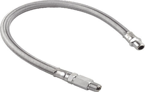 Gli accessori pneumatici hanno intrecciato il tubo flessibile intrecciato di acciaio inossidabile con le valvole di ritenuta della pompa della sospensione