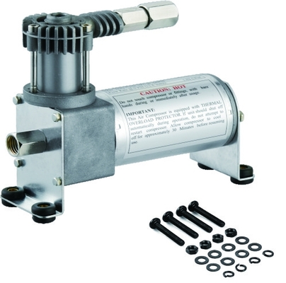 Singola pompa della sospensione dell'aria di 120psi Chrome tubo flessibile inossidabile YURUI 6273R del cavo da 12 volt