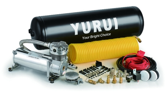 Un buon prezzo. Dc 12v Chrome Car Air Suspension Compressor System Kit Offroad per camion con serbatoio in linea