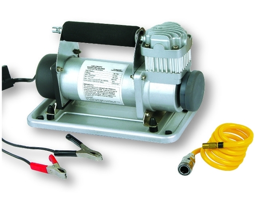 Un buon prezzo. Compressore d'aria per auto pesanti metallo per camion offroad 4x4 alta pressione Compressore d'aria argento pneumatici auto gonfiatori in linea