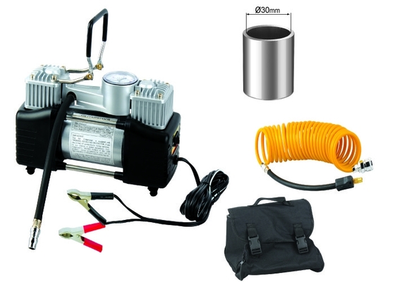 Un buon prezzo. i compressori d'aria doppi del veicolo di Cylider dell'automobile 12V pompano 150psi resistente in linea