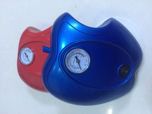 Apple modella colore blu/rosso veloce di plastica di inflazione della pompa di aria dell'automobile dell'automobile DC12V,