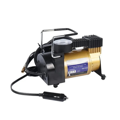 Pompa monocilindrica per pneumatici mini DC12v Compressore d'aria metallico Inflatore di pneumatici per autocarri