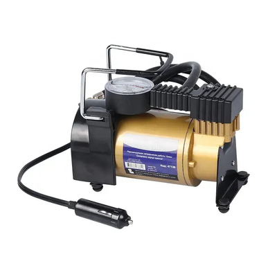 Pompa monocilindrica per pneumatici mini DC12v Compressore d'aria metallico Inflatore di pneumatici per autocarri