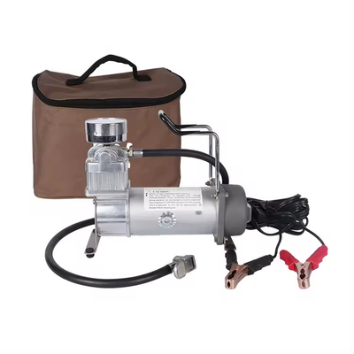 Compressore d'aria portatile monocilindrico offroad DC12V metallo con calibro