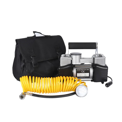 Pompa portatile per pneumatici DC 12 Volt METAL pneumatico gonfiatore auto compressore d'aria per camion con sacchetto di stoffa