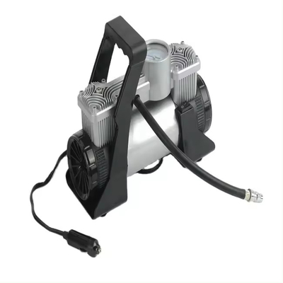 Inflatore di pneumatici per auto Dc 12v Compressore d'aria automatico a pressione metallica con scatola di plastica