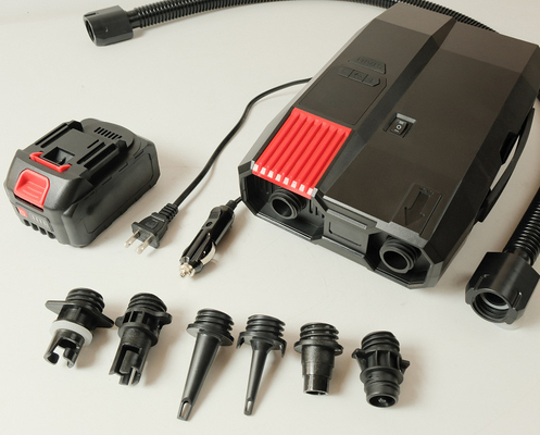 Pompa elettrica a 12 volt con batteria e AC110V-220V a lungo termine 20psi con schermo