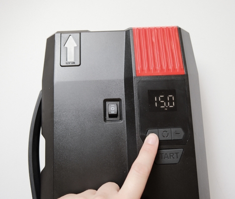 Pompa elettrica a 12 volt con batteria e AC110V-220V a lungo termine 20psi con schermo