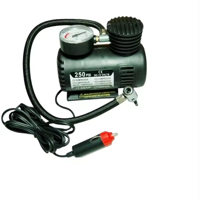 Compressore d'aria DC12v in plastica con spina per accendini