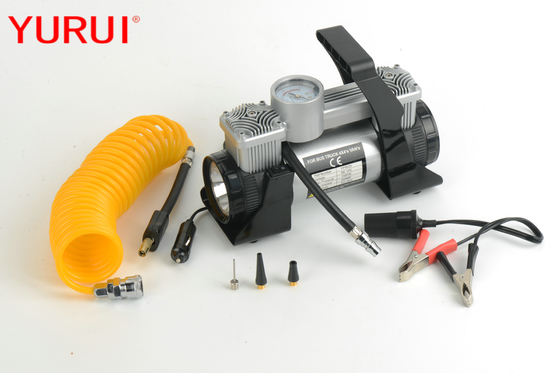 compressori d'aria portatili elettrici del veicolo 12vdc doppio Cyliner con luce