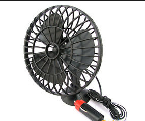 Portatile di CC 12v di fan di Mini Black Plactic Vehicle Cooling a 4 pollici con adsorbimento