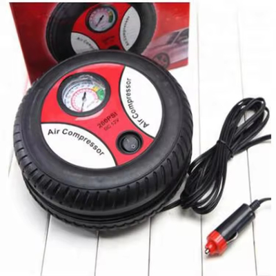 Compressore d'aria per pneumatici DC12v in plastica per accendini per auto