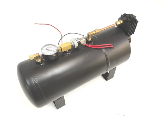 Compressore a sospensione a sollevamento d'aria duraturo 2 in 1 Kit di sorgente d'aria per auto con serbatoio d'aria da 1,0 galloni