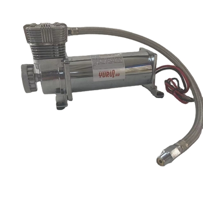 Compressore di sospensione d'aria per auto a cromo DC12V con basso rumore