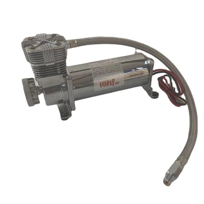 Compressore di sospensione d'aria per auto a cromo DC12V con basso rumore