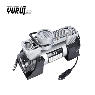 DC12V Compressore d'aria per auto portatile in metallo con kit di compressione in scatola di plastica