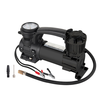 Compressore d'aria per autoveicoli pesanti Metallo per autocarri fuoristrada 4x4 Alta pressione Compressore d'aria argento Inflatori pneumatici per autoveicoli