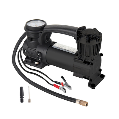 Compressore d'aria per autoveicoli pesanti Metallo per autocarri fuoristrada 4x4 Alta pressione Compressore d'aria argento Inflatori pneumatici per autoveicoli