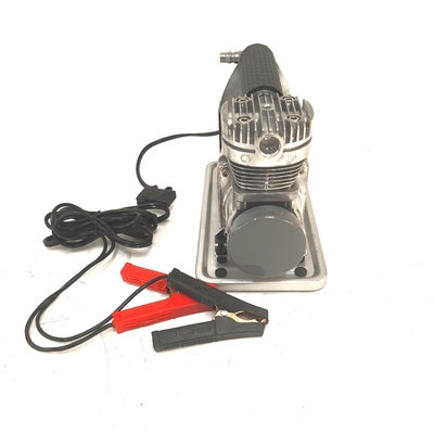 Compressore d'aria per auto in metallo Crocodile Clip Display digitale a cilindro singolo Pompa d'aria a gonfiore auto
