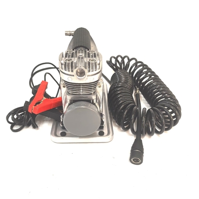 Compressore d'aria per auto in metallo Crocodile Clip Display digitale a cilindro singolo Pompa d'aria a gonfiore auto