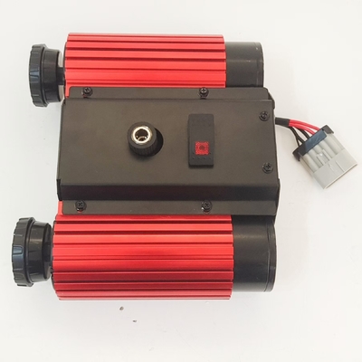 Pompa d'aria per auto a doppio cilindro