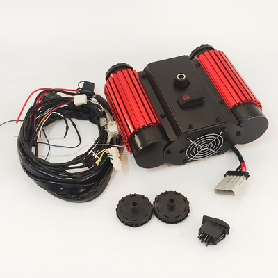 Pompa d'aria per auto a doppio cilindro