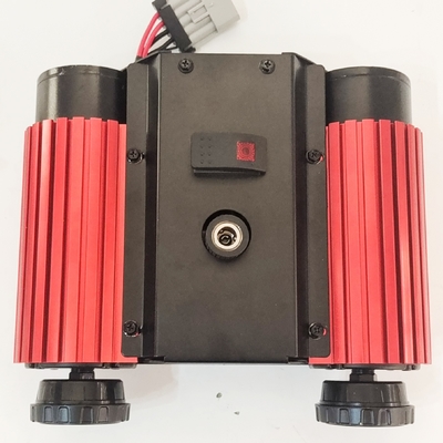 Pompa d'aria per auto a doppio cilindro