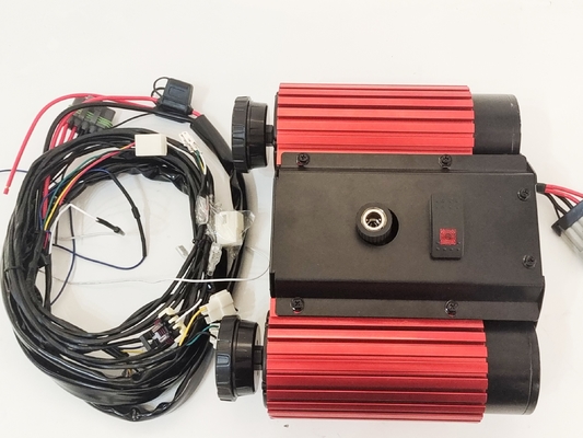 Pompa d'aria per auto a doppio cilindro