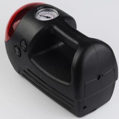 Compressore d'aria portatile elettrico nero, pompa di aria su misura per le gomme di automobile
