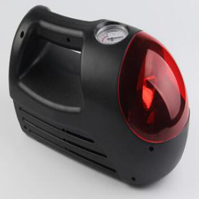 Compressore d'aria portatile elettrico nero, pompa di aria su misura per le gomme di automobile