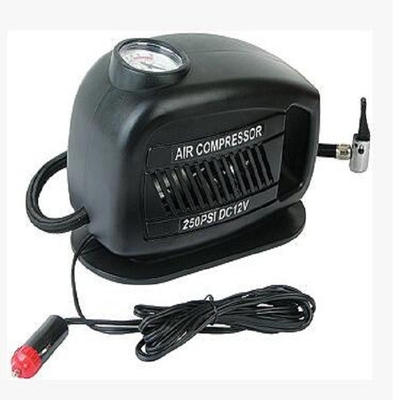 Compressore d'aria per auto elettrica da 250 psi con accendino per accendini di sigarette Compressore d'aria automatico 12 volt Compressore d'aria
