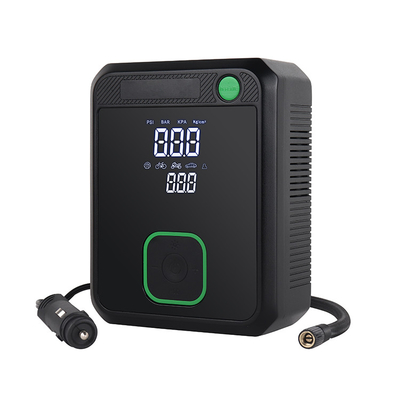 Compressore d'aria portatile elettrico digitale gonfiatore di pneumatici con luce a led