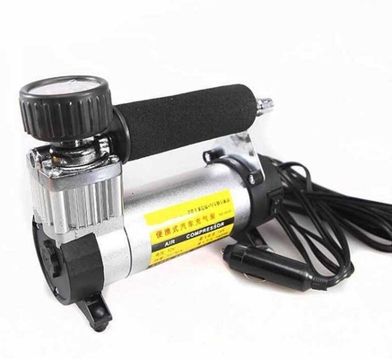 Compressore d'aria portatile resistente nero d'argento 12v pompa di aria da 140 PSI per l'automobile