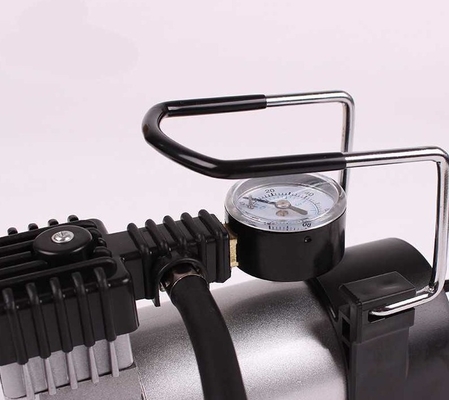 Compressore d'aria automobilistico del metallo da 12 volt con la pompa dello stinco mano/dell'orologio