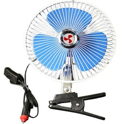Guardia posteriore di plastica Car Cooling Fan, commutatore Dc12v di Mini Auto Cool Fan With
