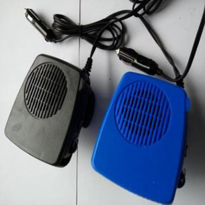 Colore nero dei radiatori portatili di plastica dell'automobile di CC 12v con il fan/Heater Function