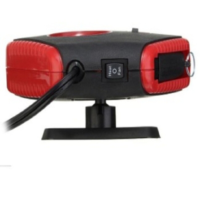 2 in 1 fan automatico Heater With Light, radiatore ricaricabile tenuto in mano rosso dell'automobile