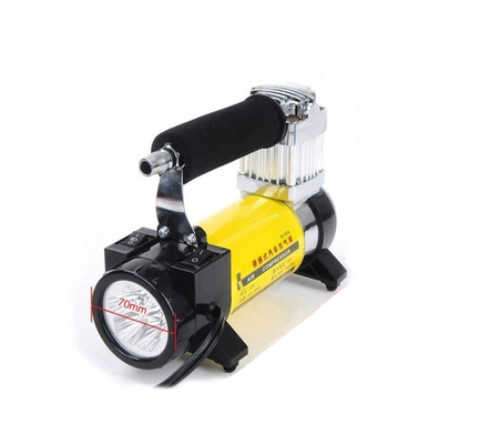 Compressore d'aria del metallo di CC 12v, compressore di alto potere di 100 PSI con la lampada
