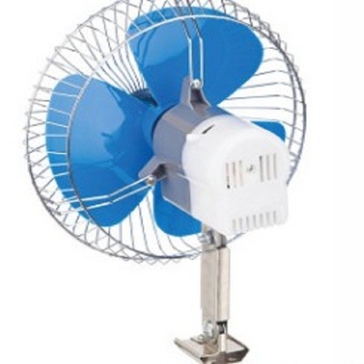 Ventole di raffreddamento del veicolo del montaggio della vite, 8" fan fresco automatico d'oscillazione in blu