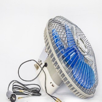 12v / fan d'oscillazione a 8 pollici della ventola di raffreddamento dell'automobile 24v con la guardia completa del metallo di sicurezza
