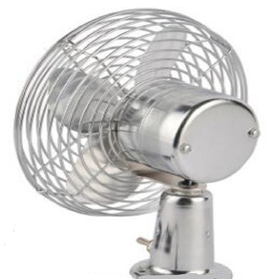 Mini Electric Car Cooling Fan 12v d'oscillazione a 6 pollici/24v nel colore d'argento