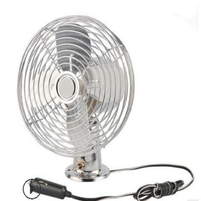Mini Electric Car Cooling Fan 12v d'oscillazione a 6 pollici/24v nel colore d'argento
